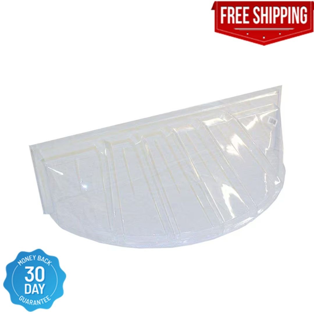 Window Well Cover Plastic Heavy-Duty Clear 19x15 in Basement Protector Durable gallery
