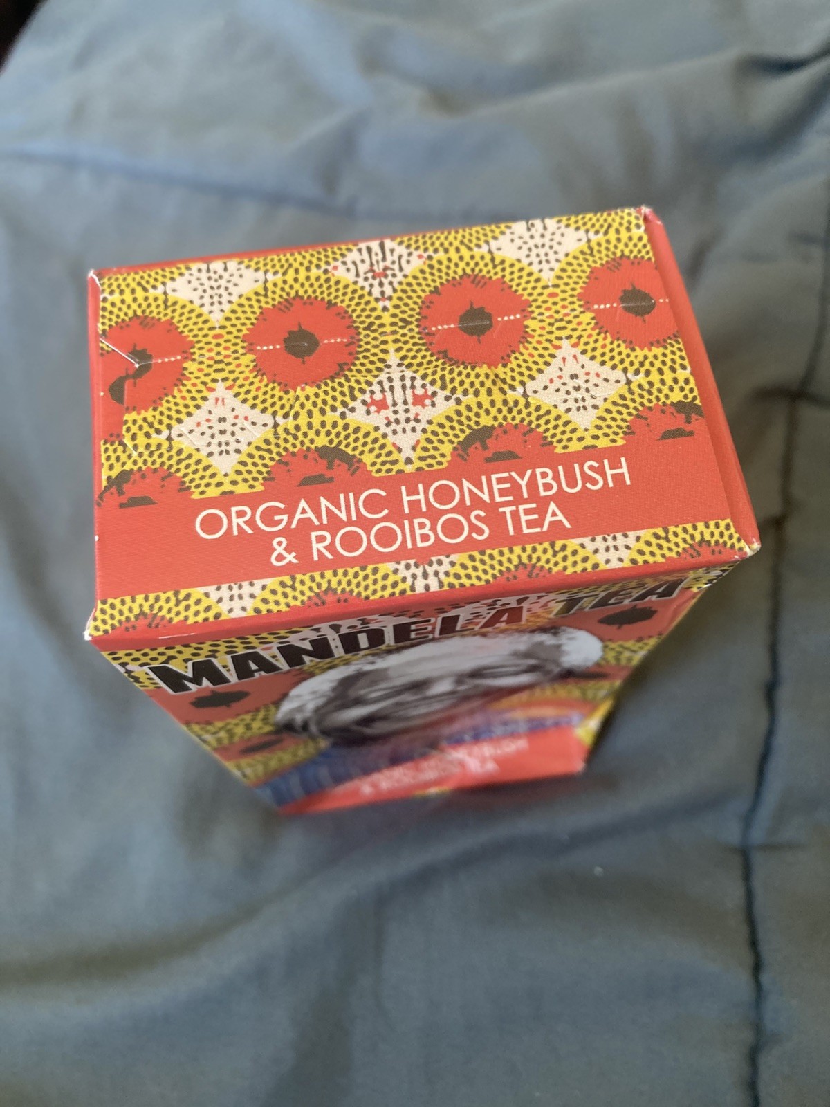 Nelson Mandela 20 Teabags In Box New Organic Honeybush & Rooibos BB10/26 gallery