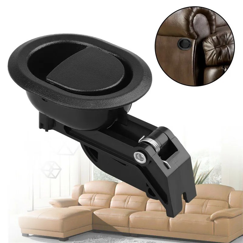 Universal Recliner Pull Handle Sofa Chair Release Lever Replacement Black gallery