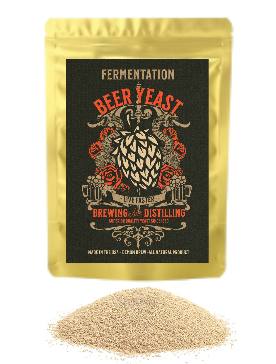 BEER YEAST - HOME BREWING HOMEBREW KIT ALE (10g Pack = 10gal) Robust Ferm - USA gallery