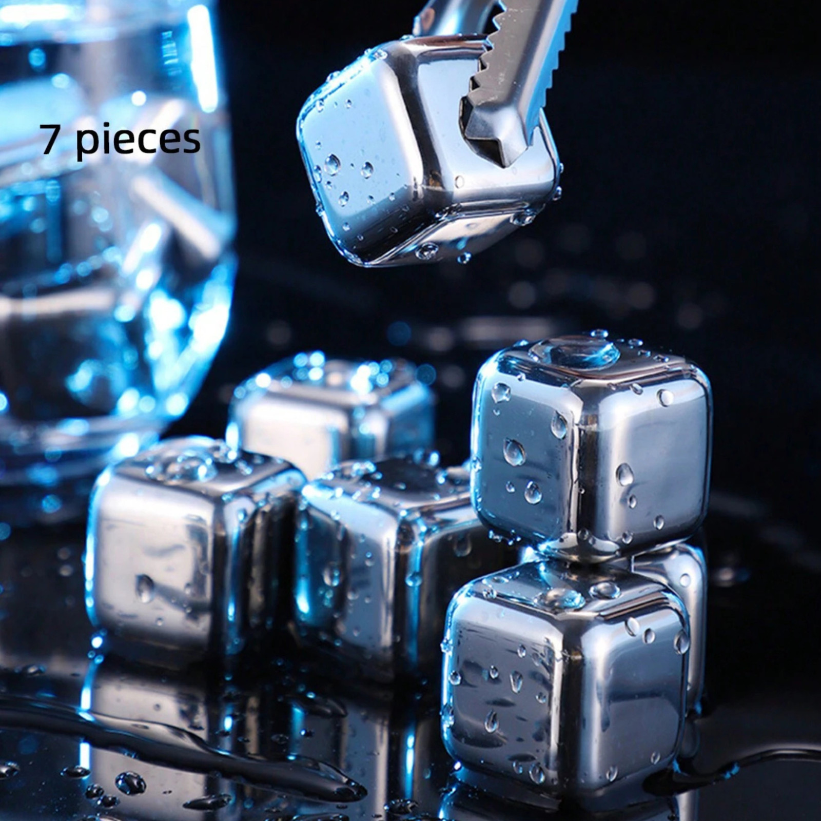 Stainless Steel Ice Cubes Reusable Ice Stones For Fast Cooling Metal Ice Cubes gallery
