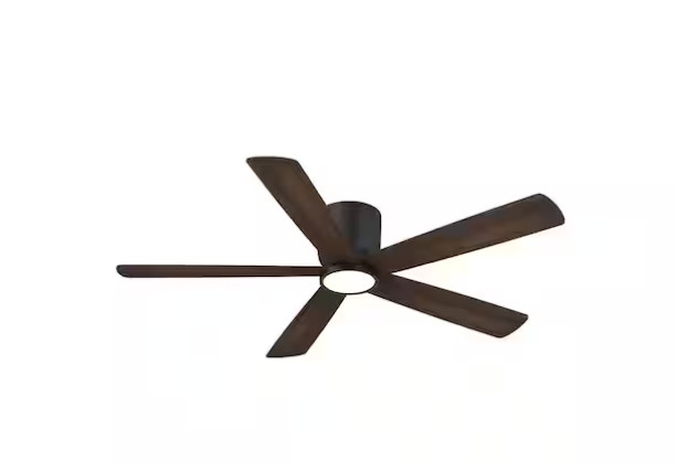 Home Decorators Britton 52" Ceiling Fan with LED Light/Remote - Matte Black gallery