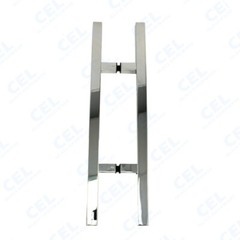 CEL Square Ladder Pull Back-to-Back Entry Door Handle, stainless steel 304