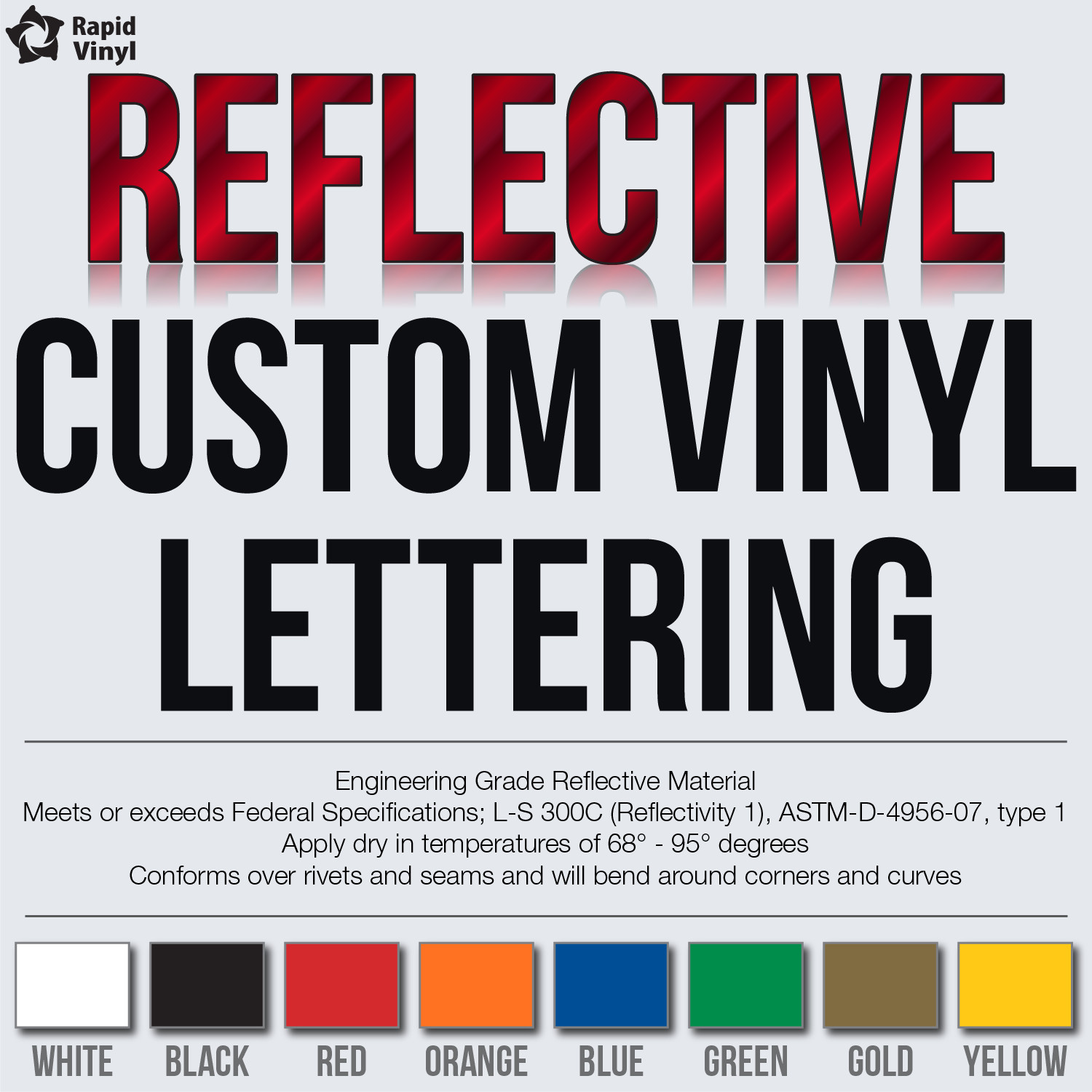 Custom Reflective Vinyl Lettering Decal Sticker Car Van Truck Trailer Window + gallery