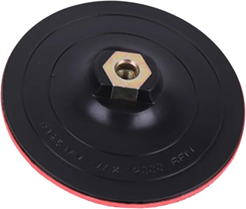5 inch Hook and Loop Backing Pad Buffing Sanding Pad for Angle Grinder 5/8-11 UN gallery