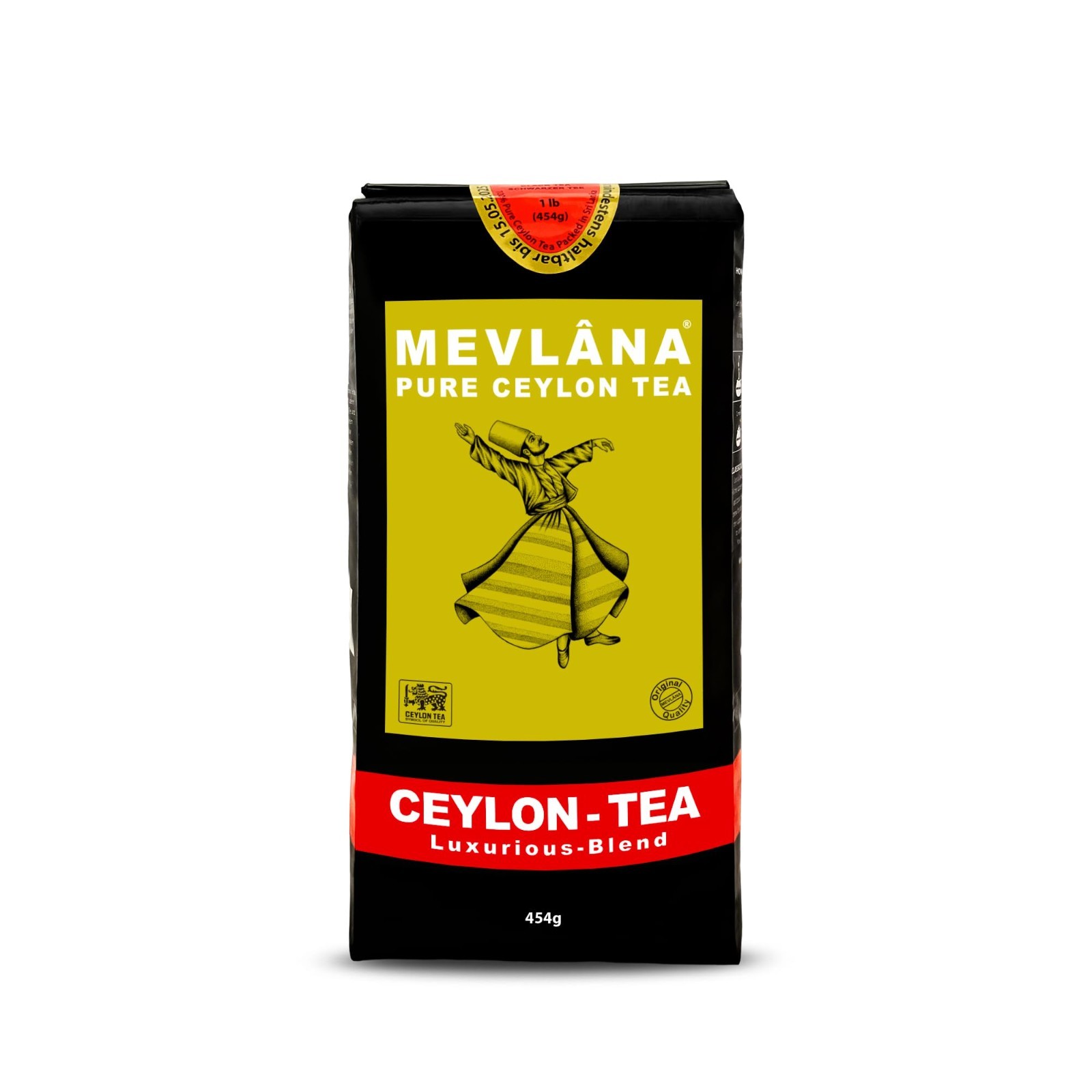 Premium Ceylon Loose Leaf Black Tea - Rich, Smooth, Fresh Blend - 1lb 454g gallery