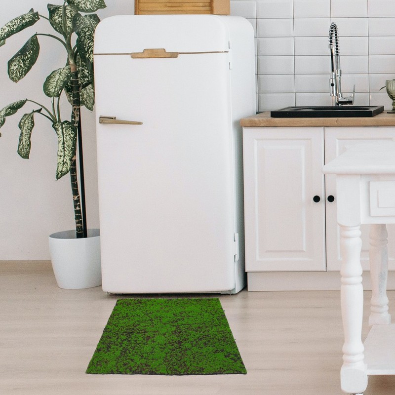 Green Fake Moss Mat for Decorative Gardening Artwork and Wall Landscape Scenes gallery