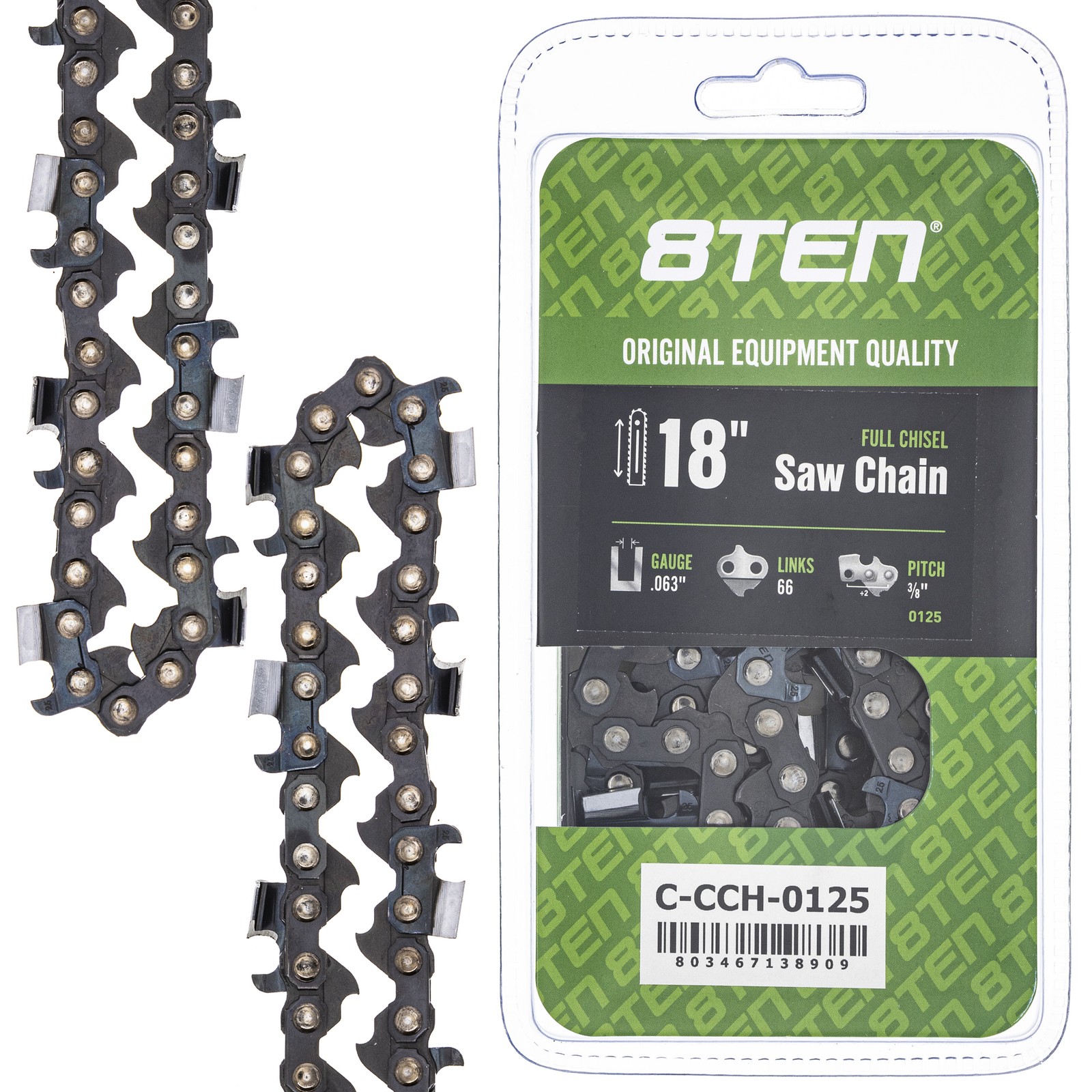 Chainsaw Chain 18in .063 3/8 66DL for Homelite 30 gallery