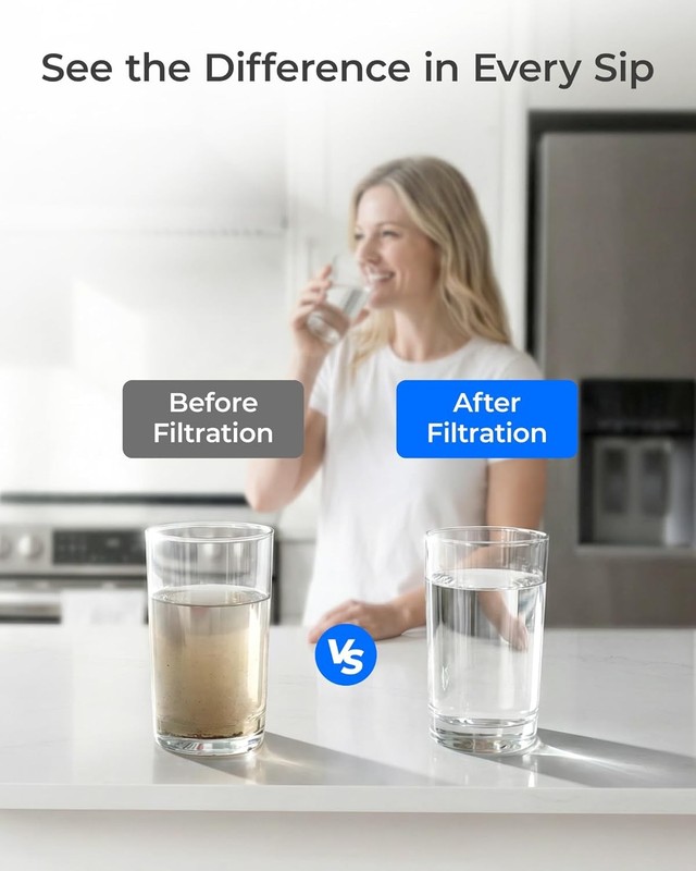 Waterdrop Replacement for LG® LT1000P® ADQ74793501 Refrigerator Water Filter gallery