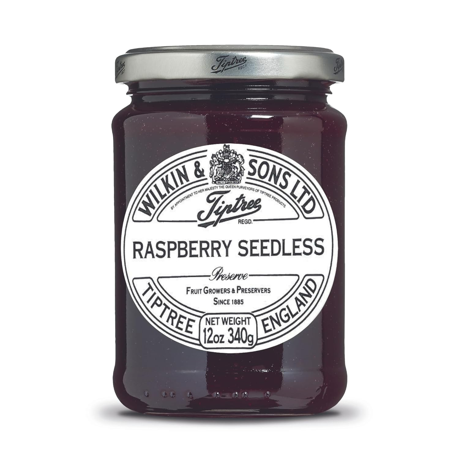 Raspberry Seedless Preserve Jam 12 oz Jar Gluten Free Vegan Easy Spread gallery