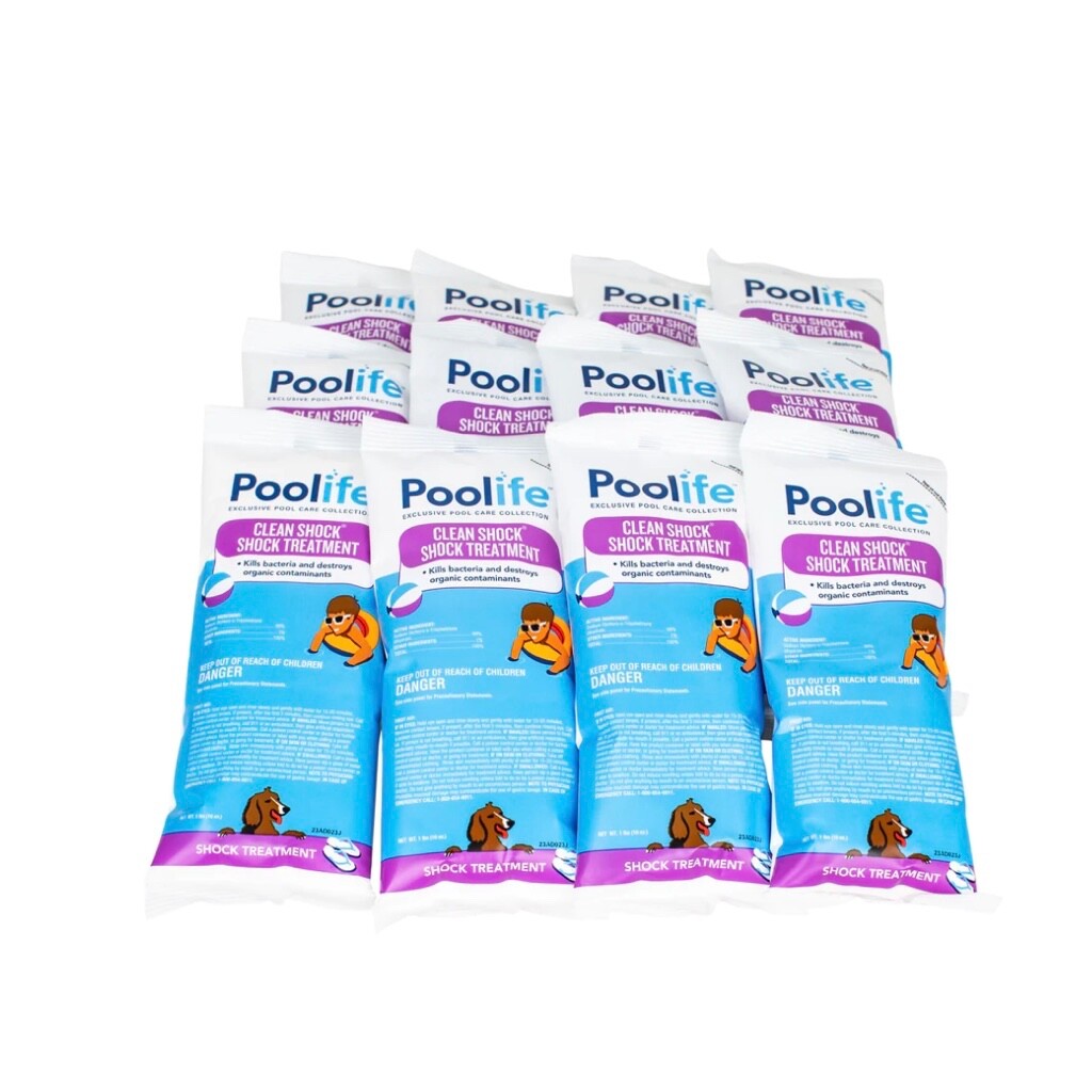 Poolife Clean Shock 1 lb - 12 Pack gallery