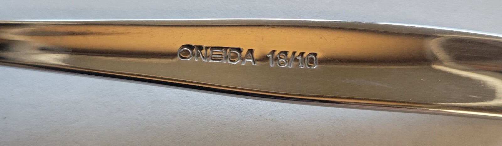 Oneida Strauss Teaspoon 5 7/8" Stainless 18/10 Flatware gallery