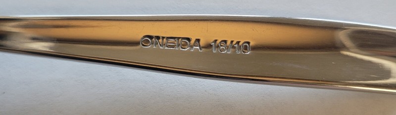 Oneida Strauss Teaspoon 5 7/8" Stainless 18/10 Flatware gallery