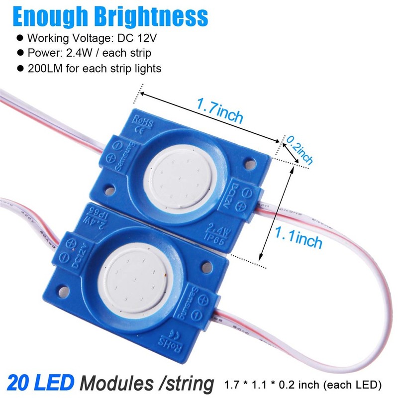 COB Module 1 LED Strip LampLamp IP65 Waterproof Super Bright Sign DC 12V Light gallery
