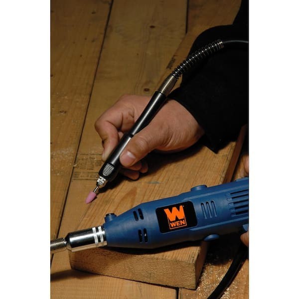 WEN Variable Speed Rotary Tool Kit Dremel Rotary Grinder Cutter with Flex Shaft gallery