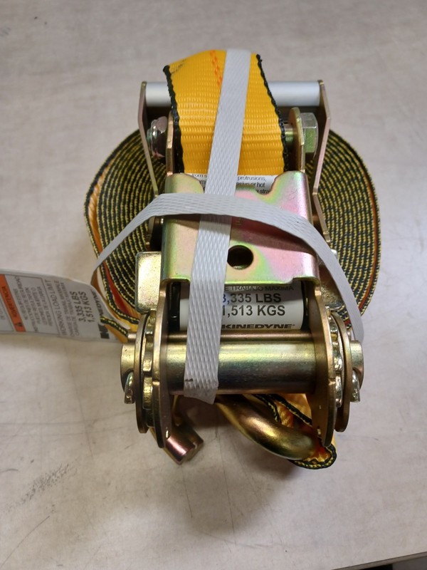 Kinedyne 572784Gra Tie-Down Strap, Ratchet, 27Ft X 2In, 3335Lb gallery