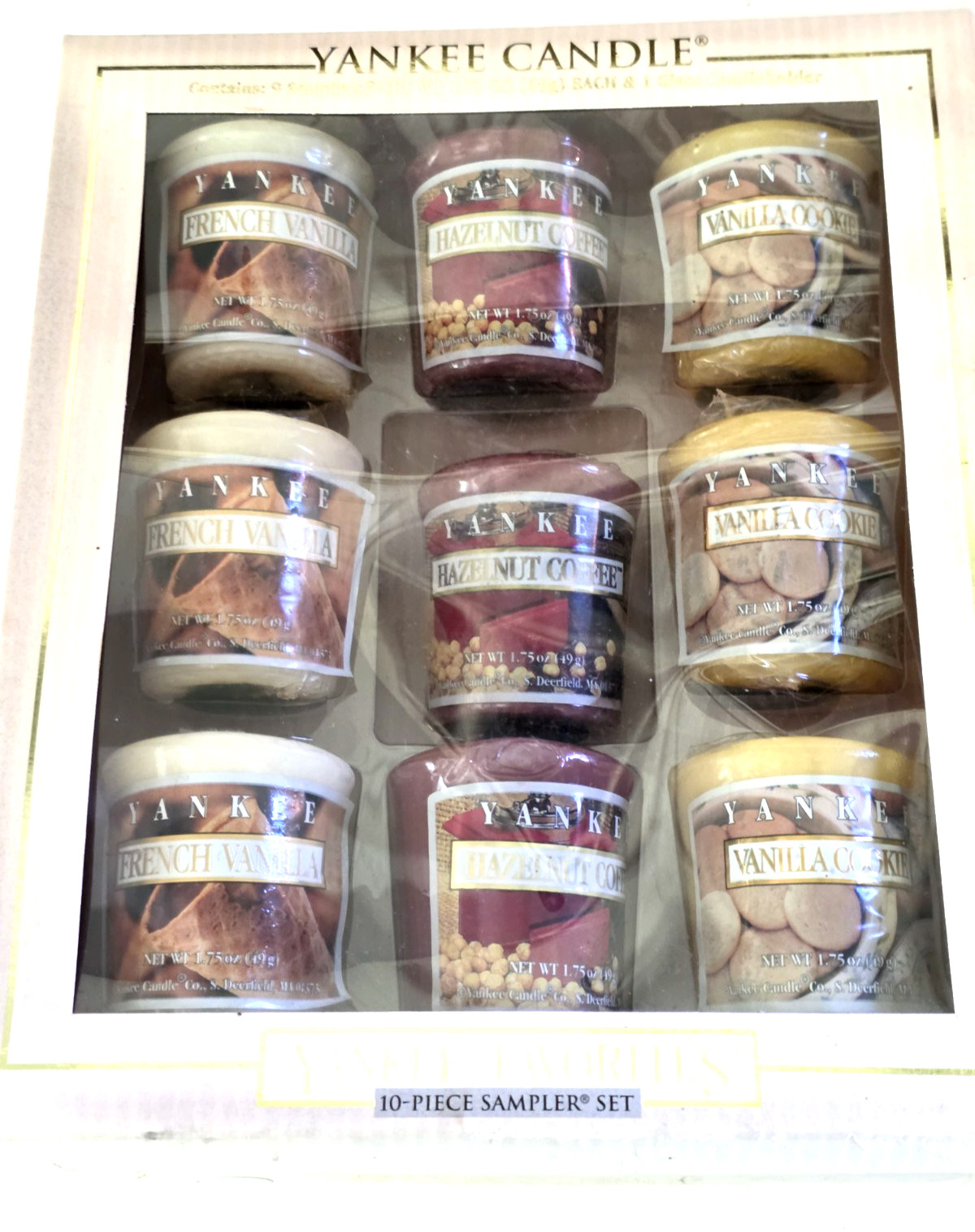 Yankee Candle 9 Pc Sampler Set - Mix Favorites - 1.75 oz Each, Vanilla Hazelnut gallery