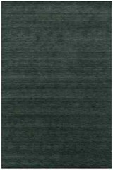 Solid Dark Green Hand-Loomed 6X9 Gabbeh Wool Rug Oriental Home Decor Carpet