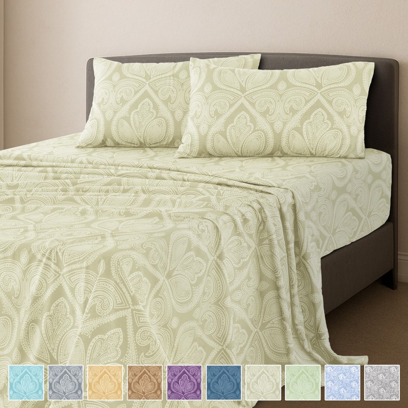 4 Piece Sheet Set Hotel Collection Luxury Ultra Soft Deep Pocket Bed Sheets Sets gallery
