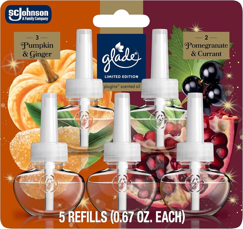 Air Freshener PlugIns Refill Pumpkin Ginger Pomegranate Currant Essential Oils gallery