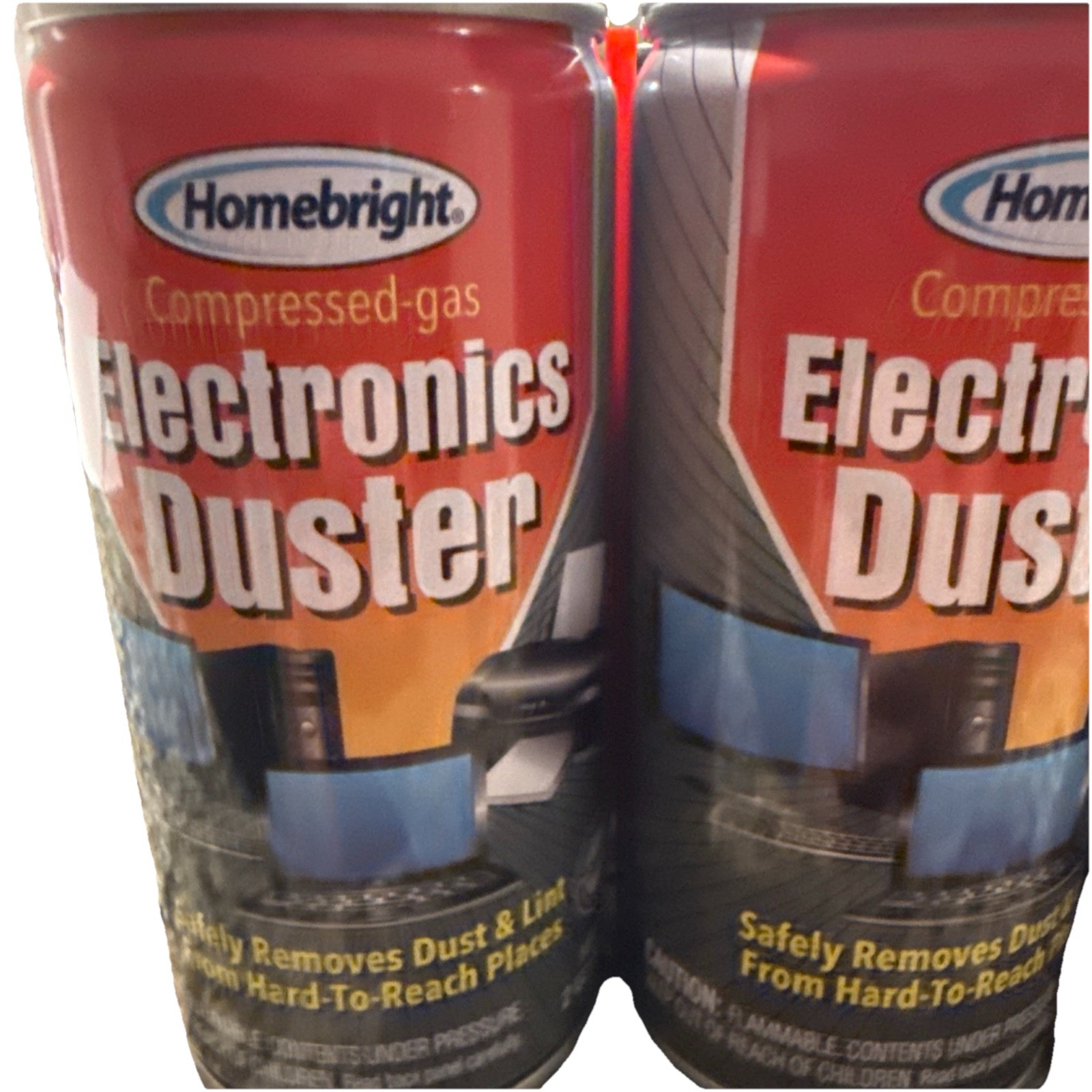 3 Pack! Air Duster Cans Spray Electronics 2 oz Computer Keyboard Lot of 3 gallery
