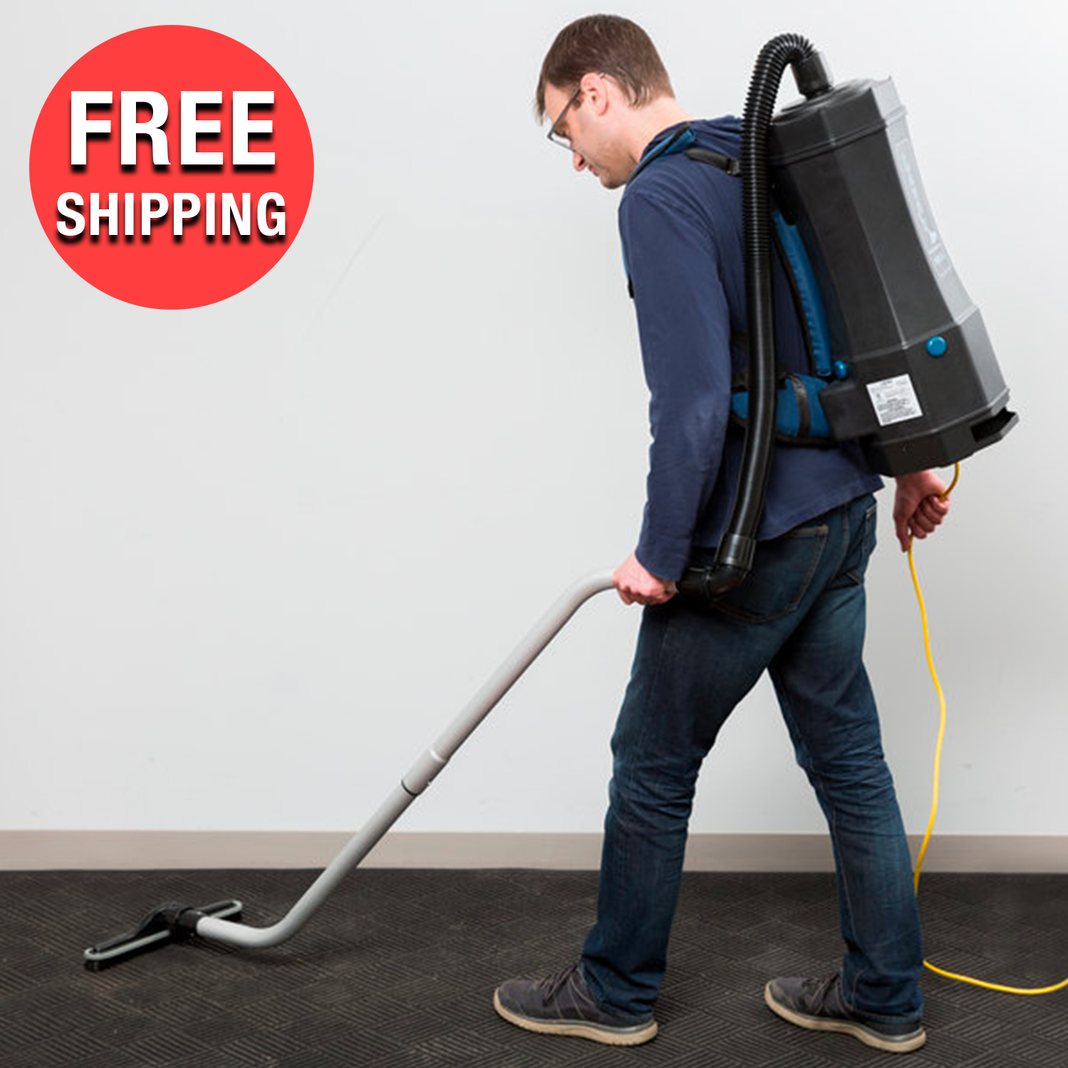 Backpack Vacuum w/ HEPA Filtration Commercial Cleaner Vac Include 8-pcs Tool Kit gallery