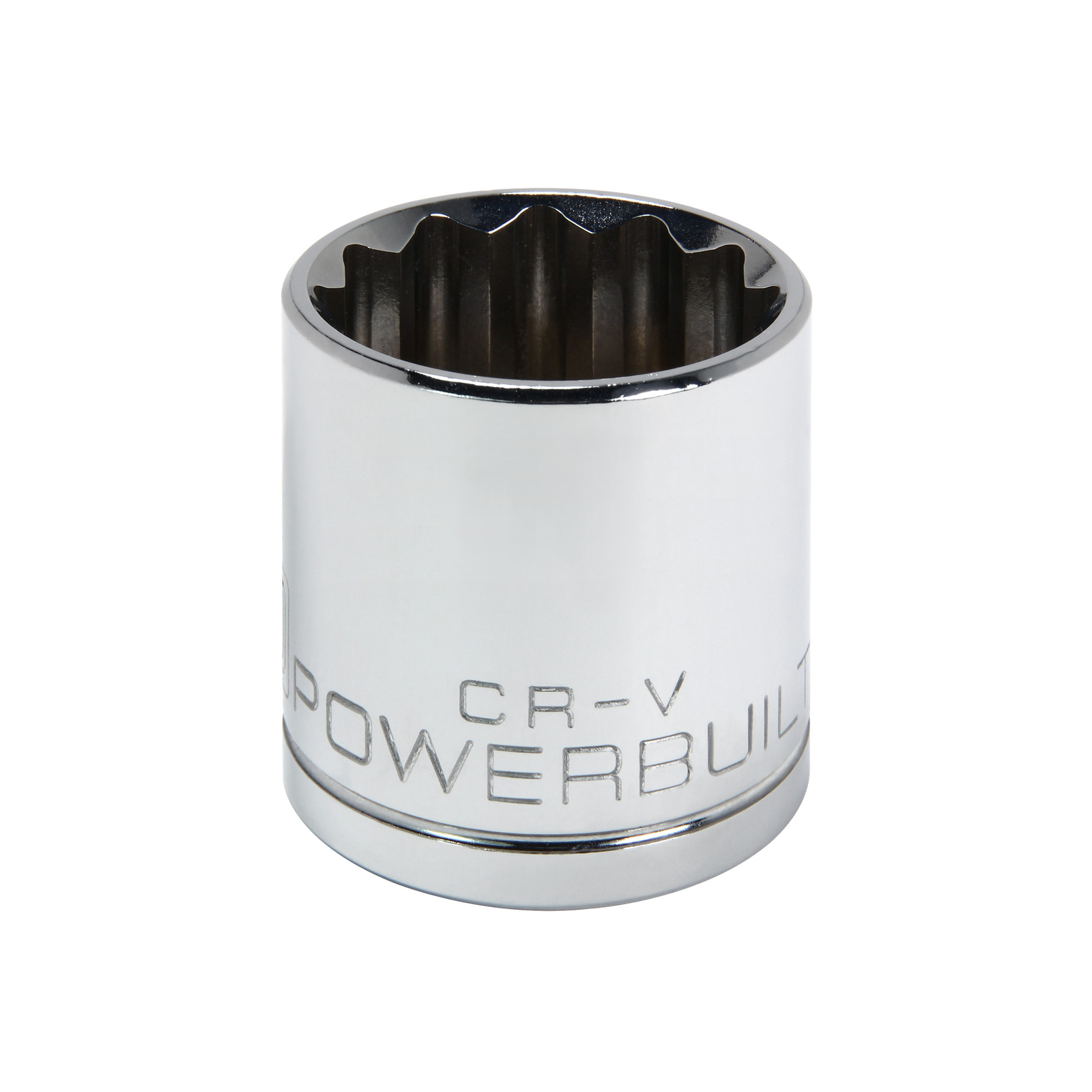 Powerbuilt 1/2 Inch Drive x 1-3/16 Inch 12 Point Shallow Socket - 642010 gallery
