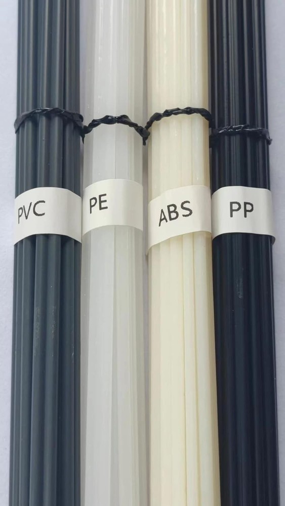 Plastic Welding Rods Assorted ABS PP PVC PE Repair Welder Sticks 40 Pieces