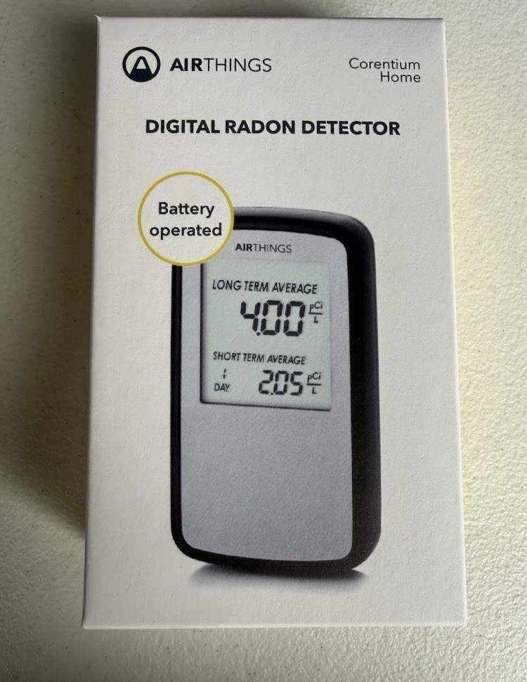 Airthings Corentium Home Digital Radon Gas Detector QRI New Sealed Box gallery
