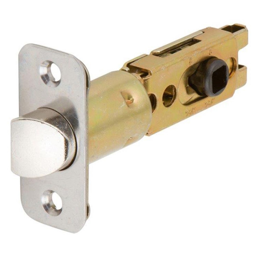 Rockwell Adjustable Backset 2-3/8" to 2-3/4" Entry Latch, Brass Bolt