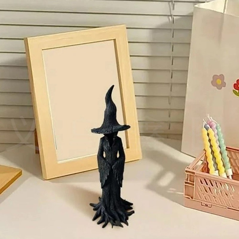 2026 Cracker Barrel Tree Witch Statue Halloween Decor Gift New in Box - 30 cm US gallery