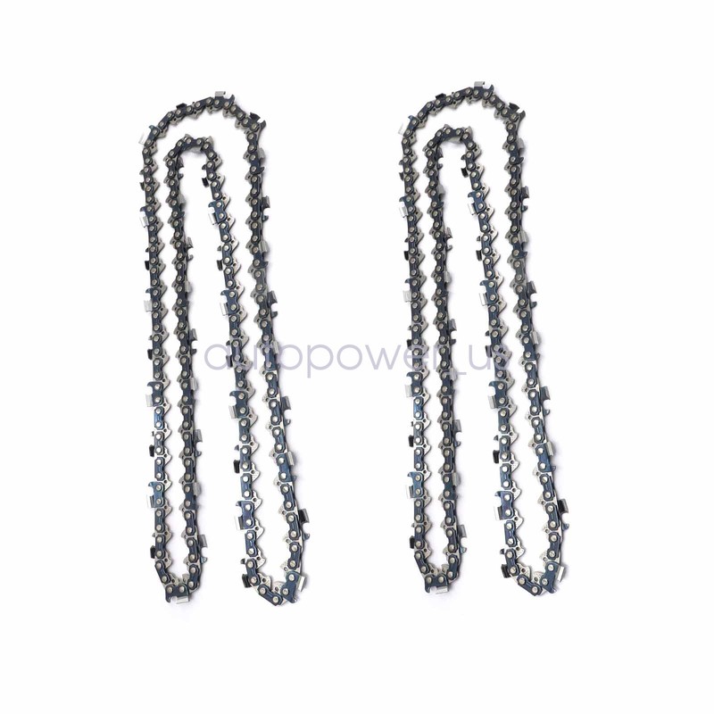 2X for Stihl 25" Bar Full Chisel Chainsaw Chain 3/8" Pitch .050" Gauge 84DL gallery