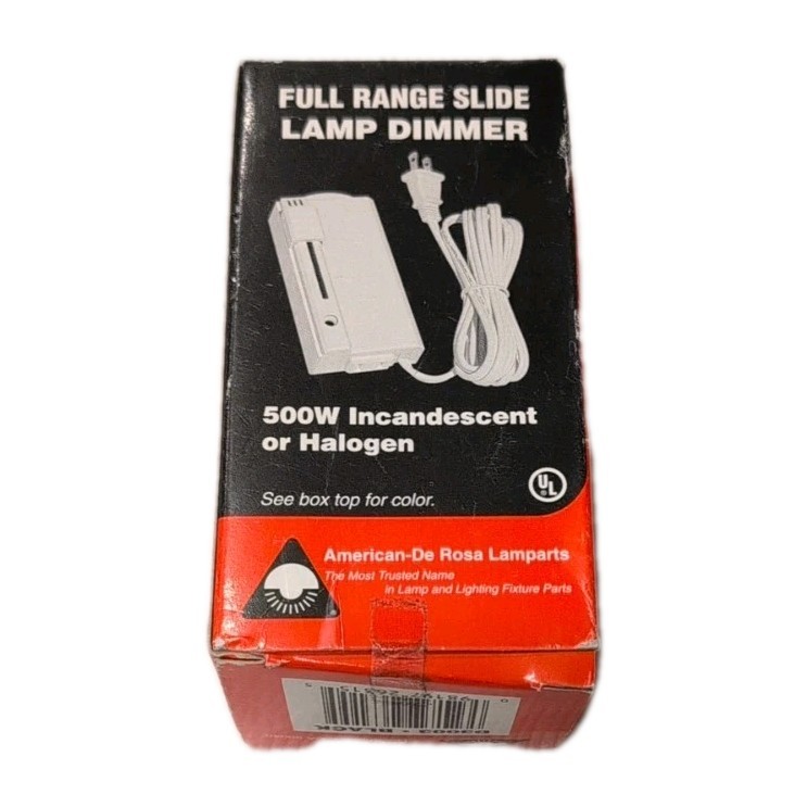 ADL BLACK FULL RANGE SLIDE LAMP DIMMER MODEL # D3003 FOOT CONTROL 6' CORD gallery