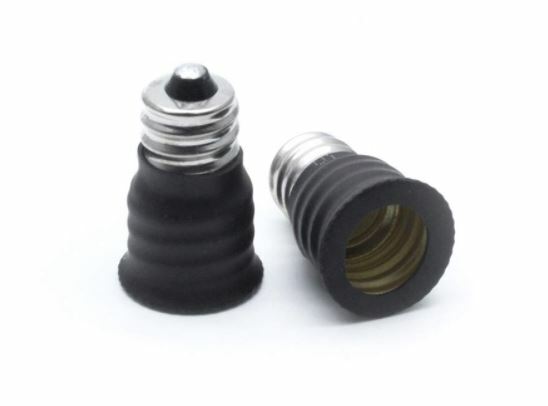 10pcs E12 TO E14 BASE LED BULB LAMP LIGHT SCREW HOLDER ADAPTER SOCKET CONVERTER gallery
