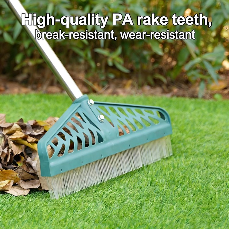 Adjustable Artificial Turf Rake 32-61 Inches - Durable Stainless Steel Design gallery