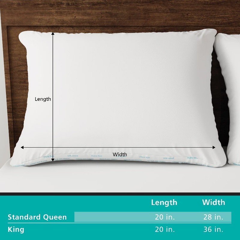 Back & Side Sleeper Bed Pillow, Standard/Queen - Extra Firm Support gallery
