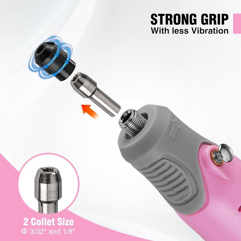 WORKPRO Cordless Rechargeable Rotary Tool Kit 71PC Accessories 3 Variable Speeds gallery
