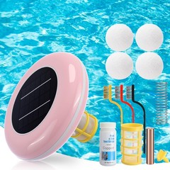 Solar Pool Ionizer Cleaner Automatic Floating Water Purifier Upgraded Copper …