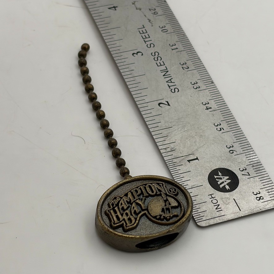 Hampton Bay Replacement Metal Pull Chain for a Ceiling Fan in Bronze Choose Size