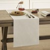 Basic Linen Style Table Runner, 14 x 48 Inch Rustic 14x48 Inch Raw Linen gallery