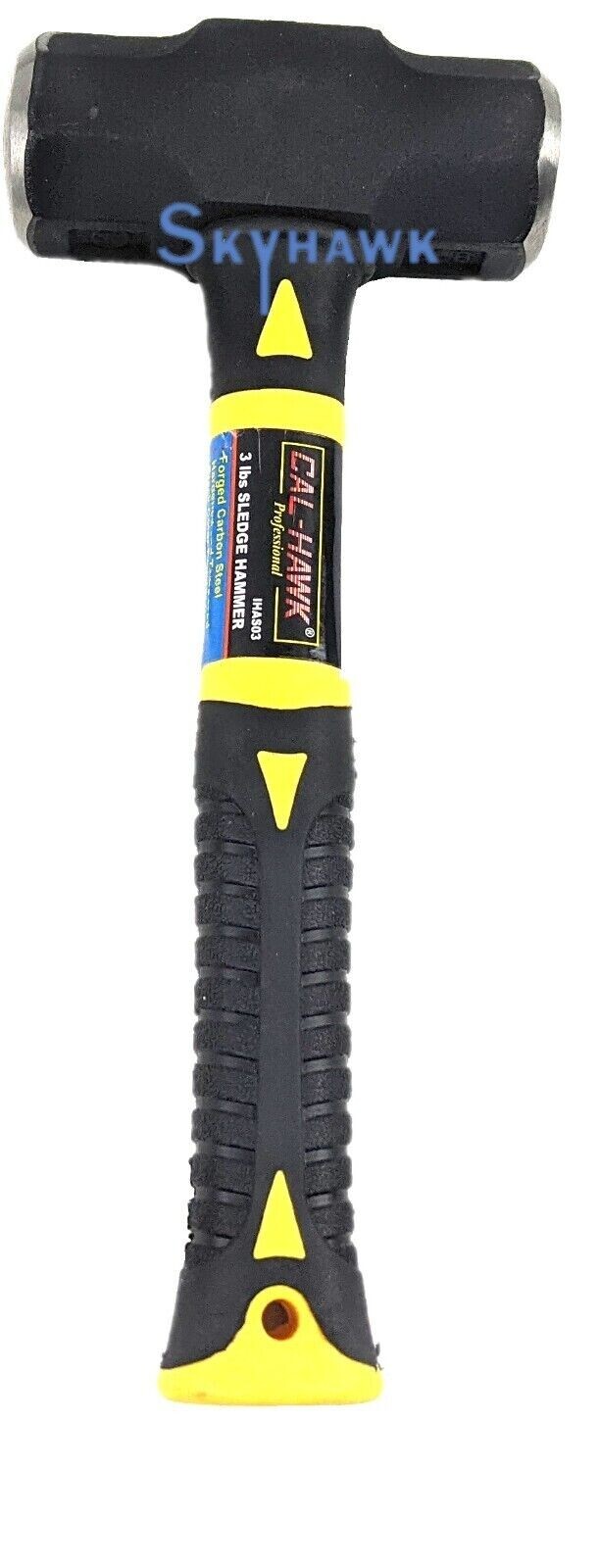 Cal Hawk 2Lbs BLACK POWDER COATED Fiber Glass Handle Sledge Hammer PRO Tools gallery