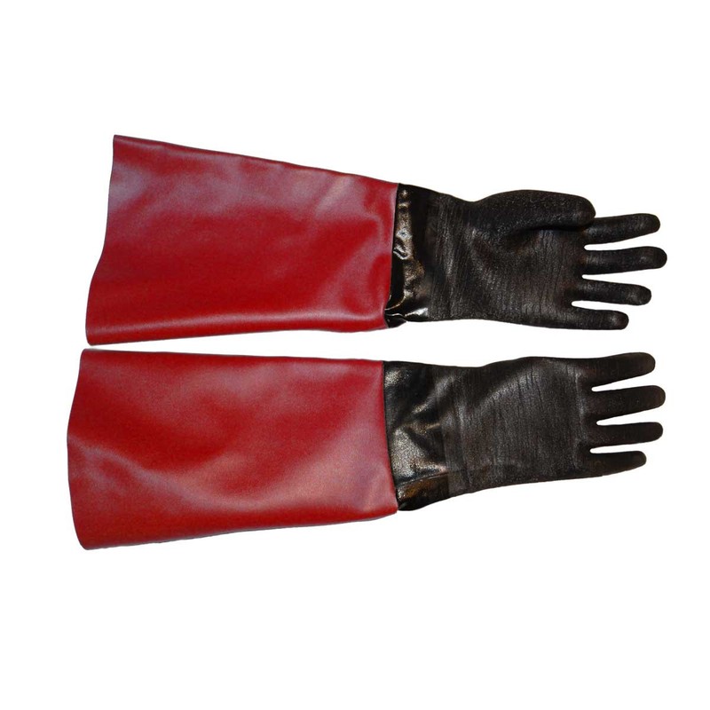 GLOVES for Sandblaster Blast Cabinet - 1 Pair - 26" x 7-1/4" - Made in USA gallery