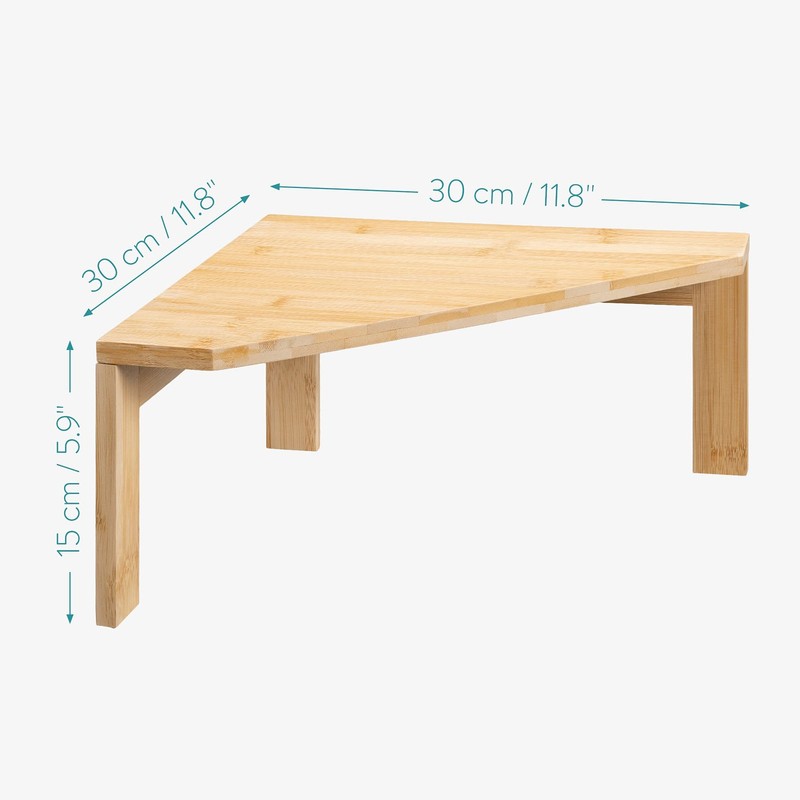 Corner Shelf Unit - Free-Standing Corner Shelf for Kitchen Cabinet Cupboard C... gallery