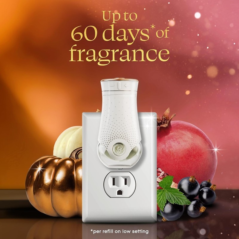 Air Freshener PlugIns Refill Pumpkin Ginger Pomegranate Currant Essential Oils gallery