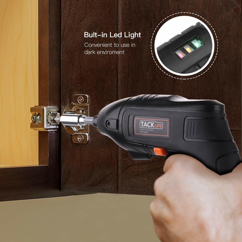 Electric Screwdriver, Tacklife Cordless Screwdriver Rechargeable 1500 mAh Li-on gallery
