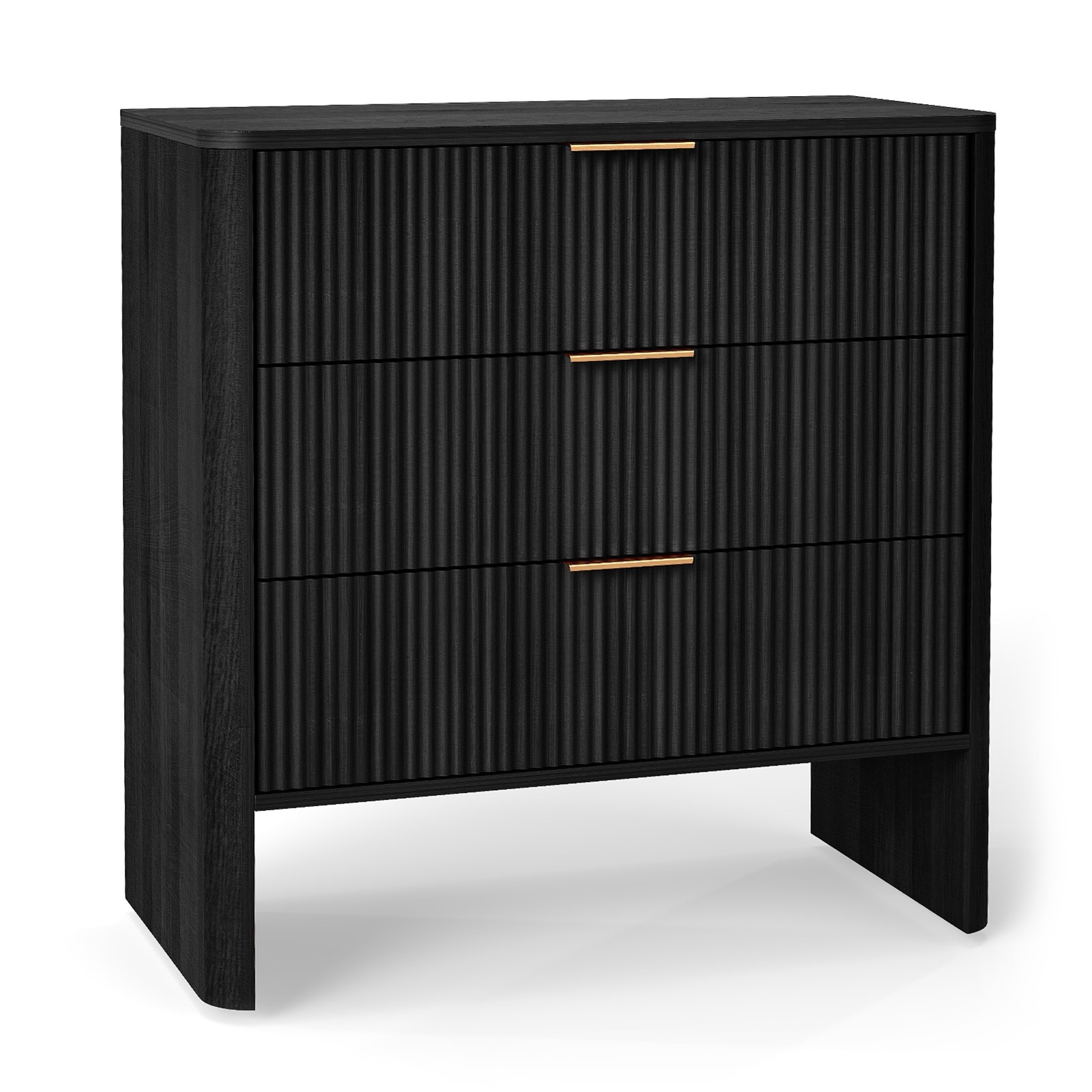 Modern Wavy Pattern Drawer Cabinet For Bedroom Hallway gallery