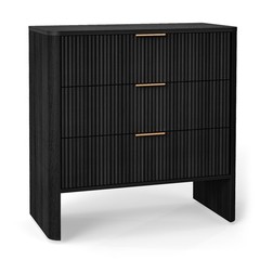 Modern Wavy Pattern Drawer Cabinet For Bedroom Hallway