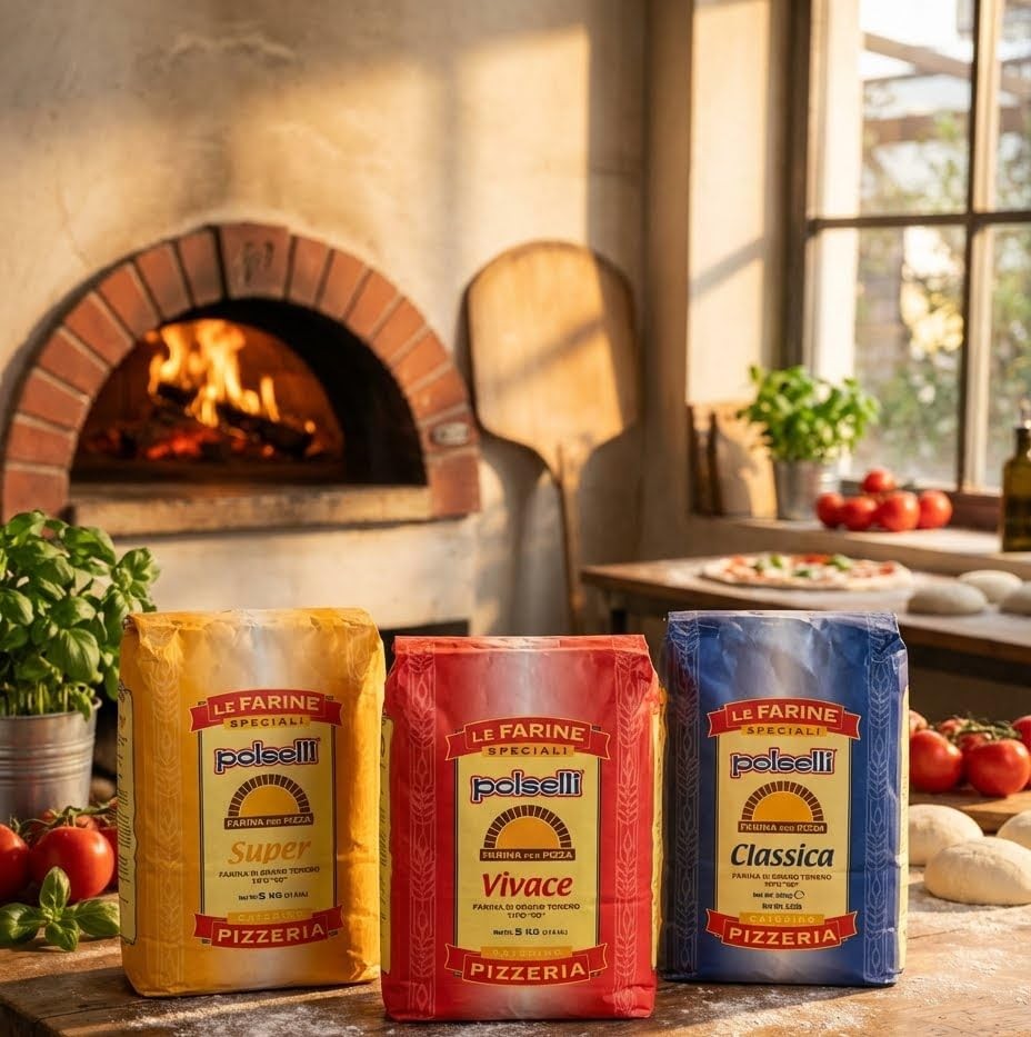 POLSELLI Classica Tipo "00" Double Zero Flour Extra Fine 11 lbs 5 kg gallery