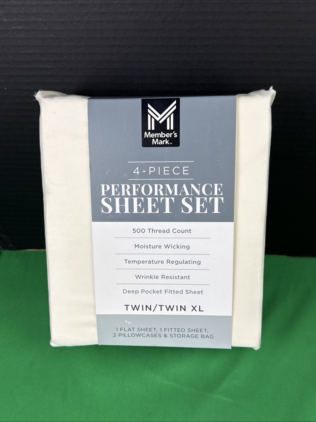 Member's Mark Performance 500 Thread Count Solid Sheet Set TWIN/TWIN XL Vanilla gallery