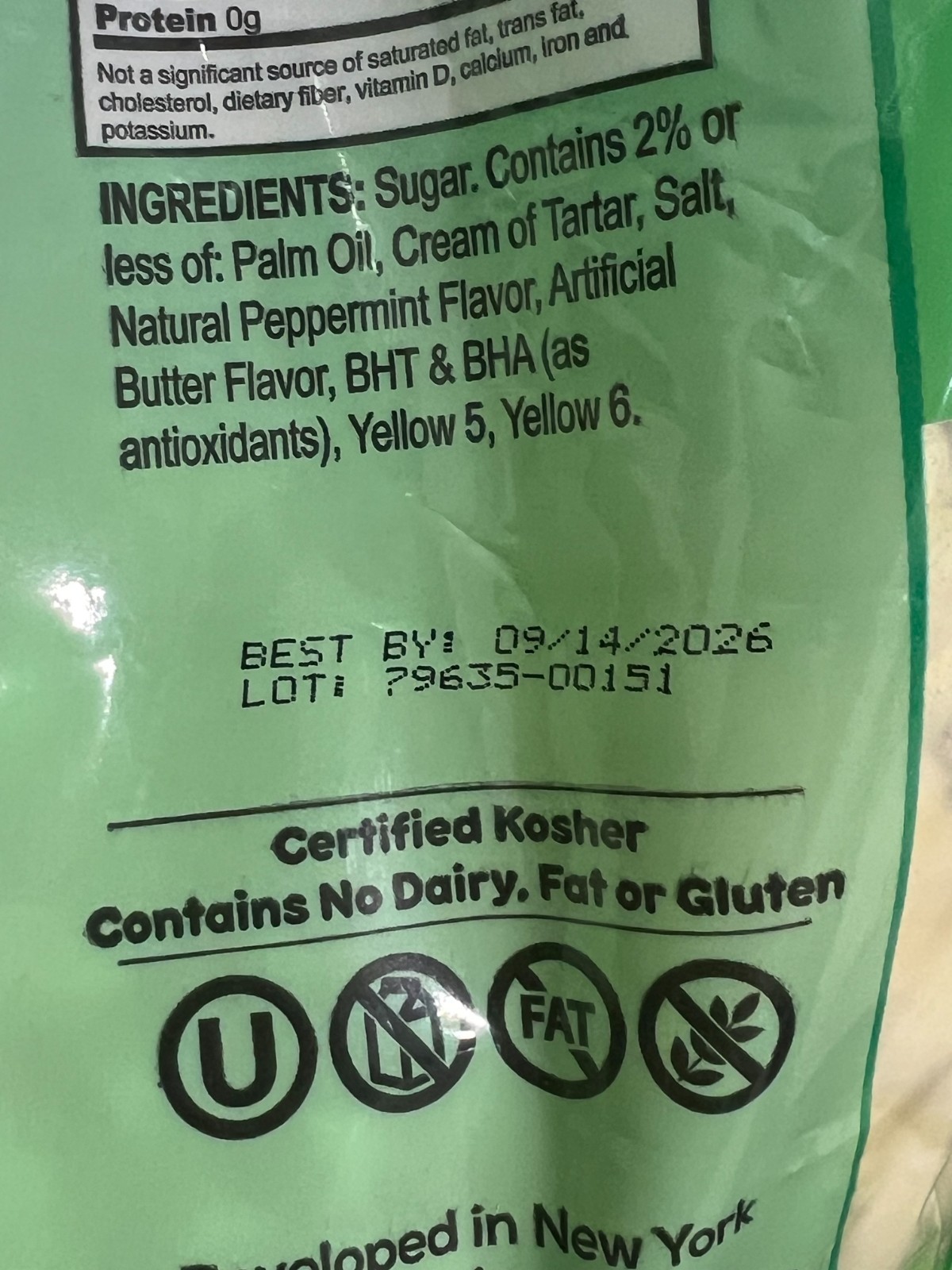 NEW Soft Butter Mints. 4 lb Bag. Certified Kosher. No Dairy, Fat, Or Gluten gallery